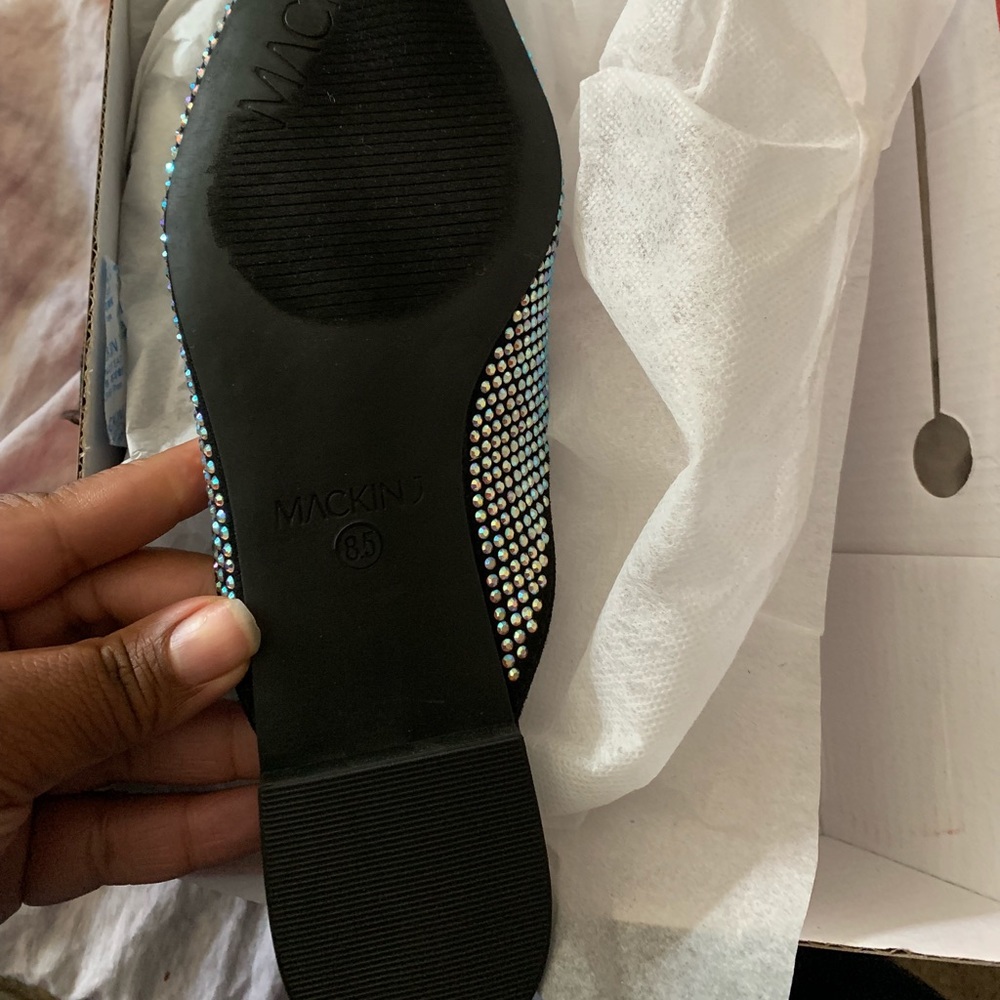 RESTOCKED!! Studded Flat Pointed Mules - Picture 3 of 3